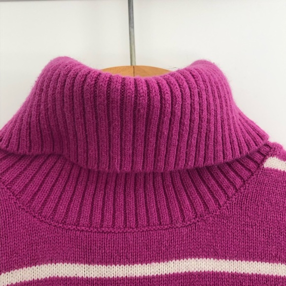 Land’s End striped turtleneck dress - Picture 2 of 4